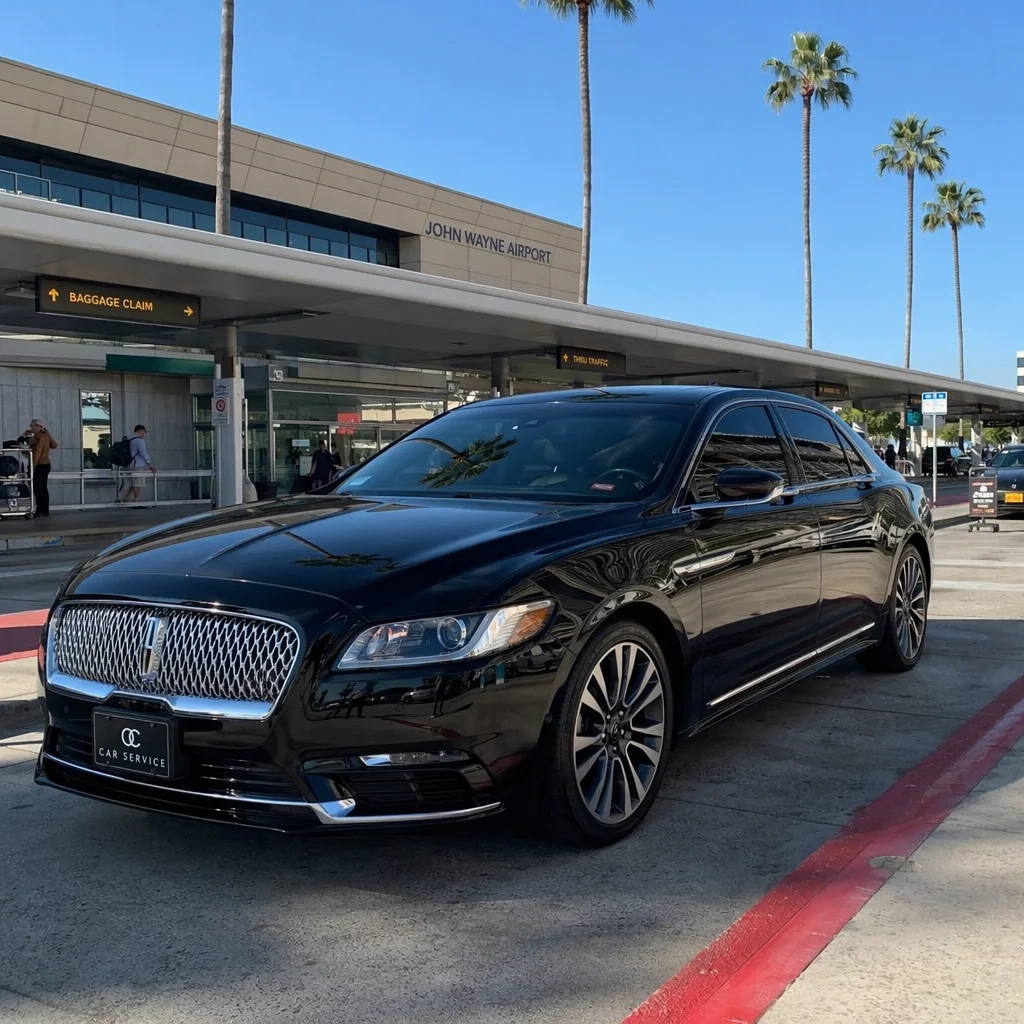 Chauffeur greeting passenger