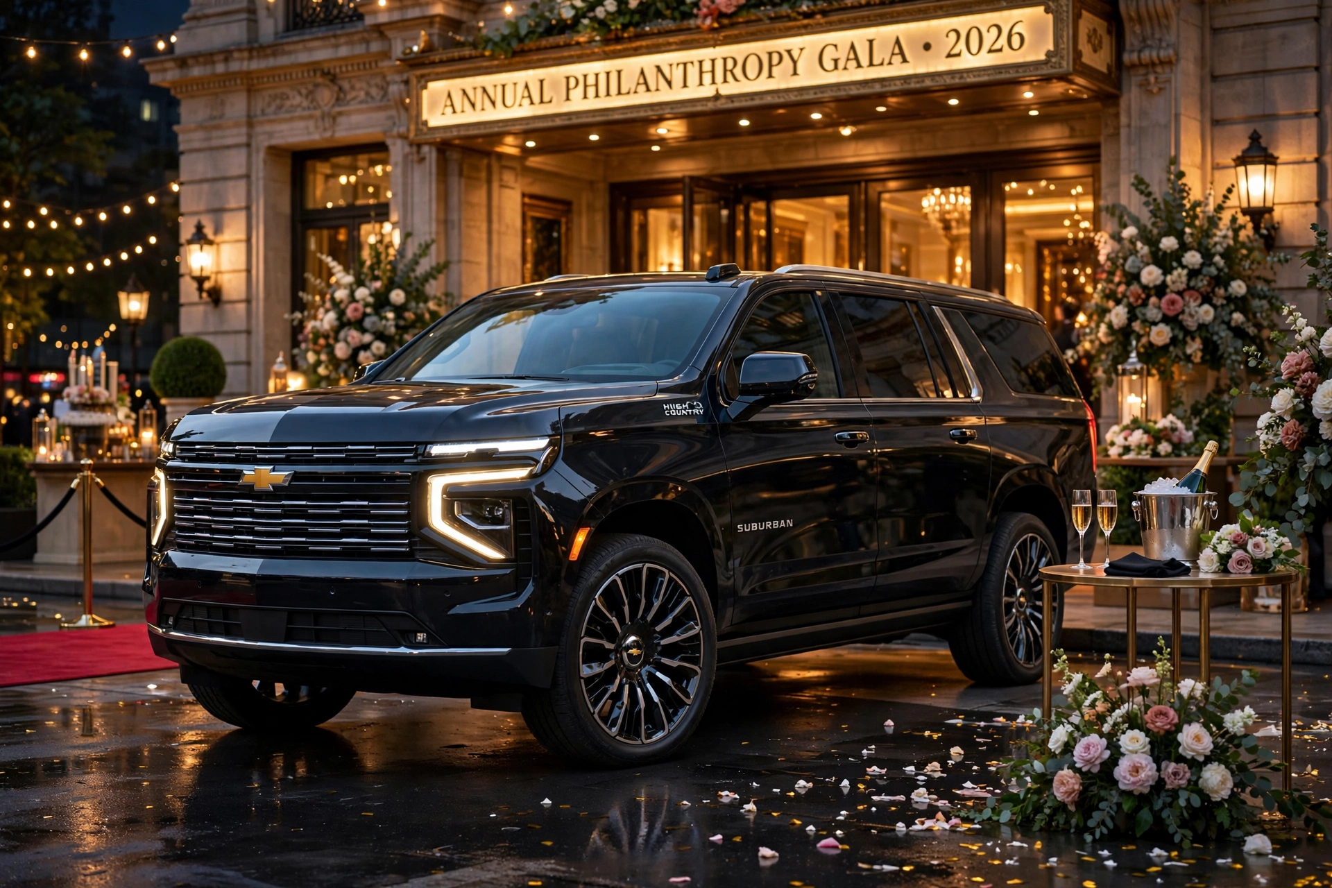MJ Limos luxury vehicle for a special evening